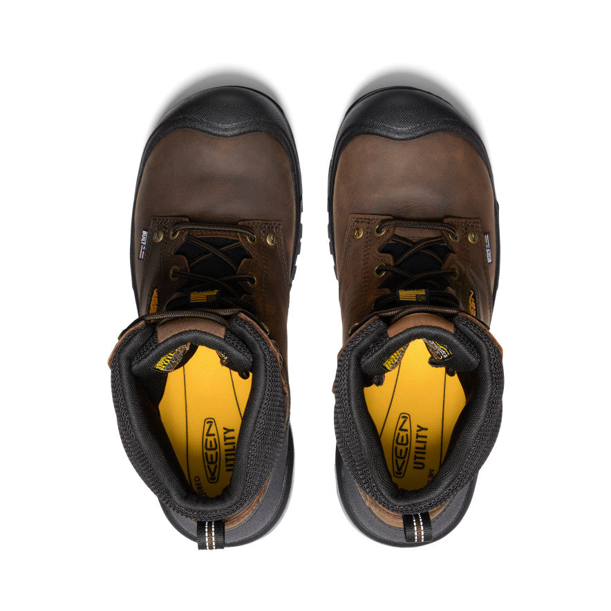 Men's Independence 8 Waterproof Boot (Soft Toe) | Dark Earth/Black - Image 4