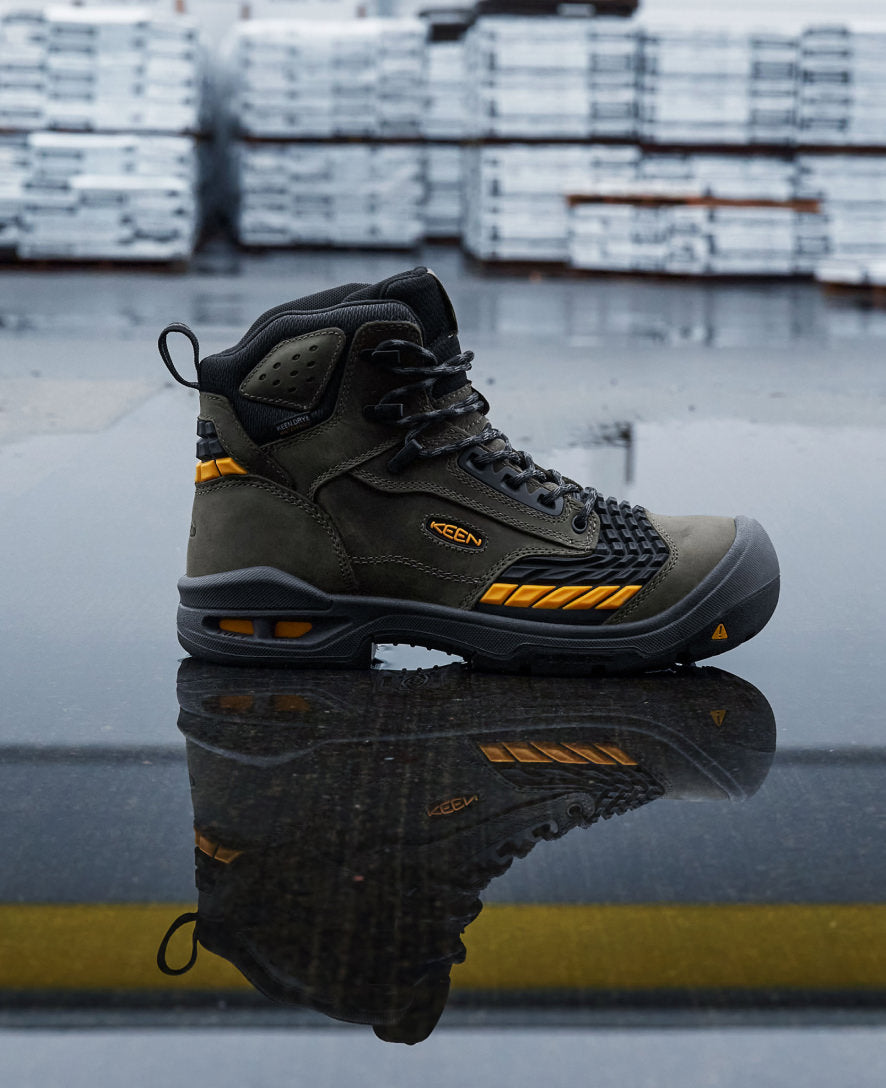 Men's Troy 6 Waterproof Boot (Carbon Toe) | Magnet/Black - Image 8