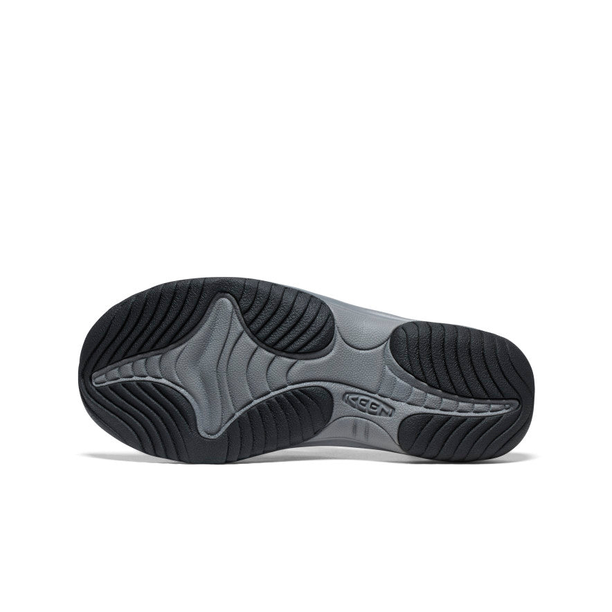 Men's Kona Leather Flip-Flop | Steel Grey/Black - Image 6