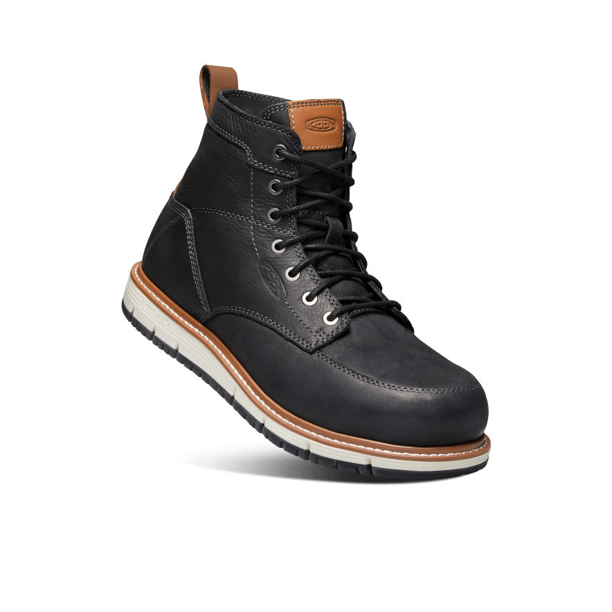 Men's San Jose 6 Boot (Aluminum Toe) | Black/Caramel Cafe - Image 3