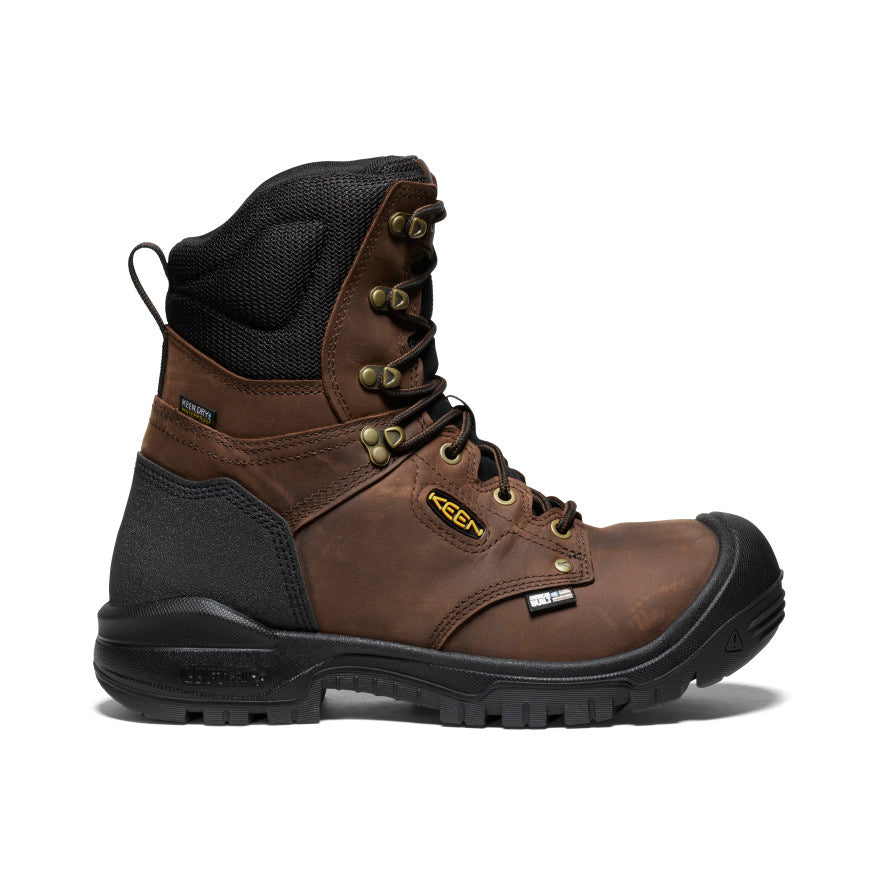 Men's Independence 8 Waterproof Boot (Soft Toe) | Dark Earth/Black