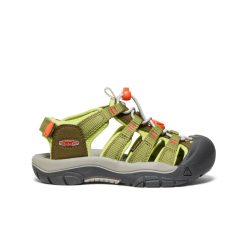 Little Kids' Newport Boundless Sandal  |  Dark Olive/Scarlet Ibis