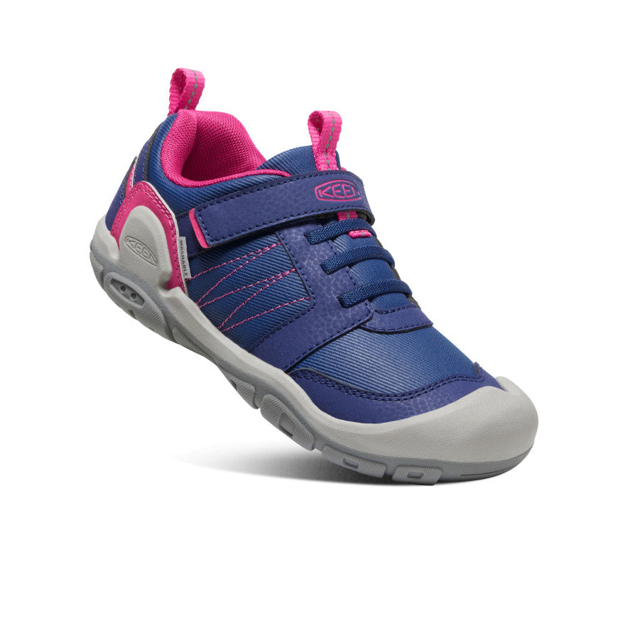 Big Kids' Knotch Peak Sneaker | Blue Depths/Pink Peacock - Image 3