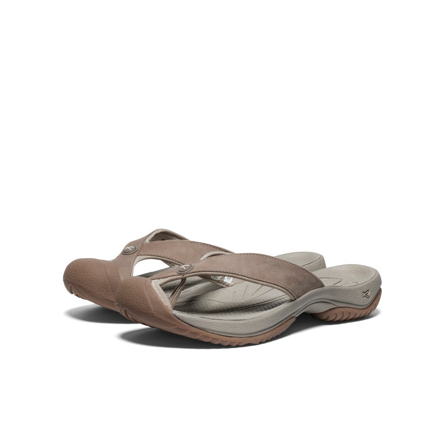 Men's Waimea Leather Flip-Flop | Brindle/Birch - Image 2