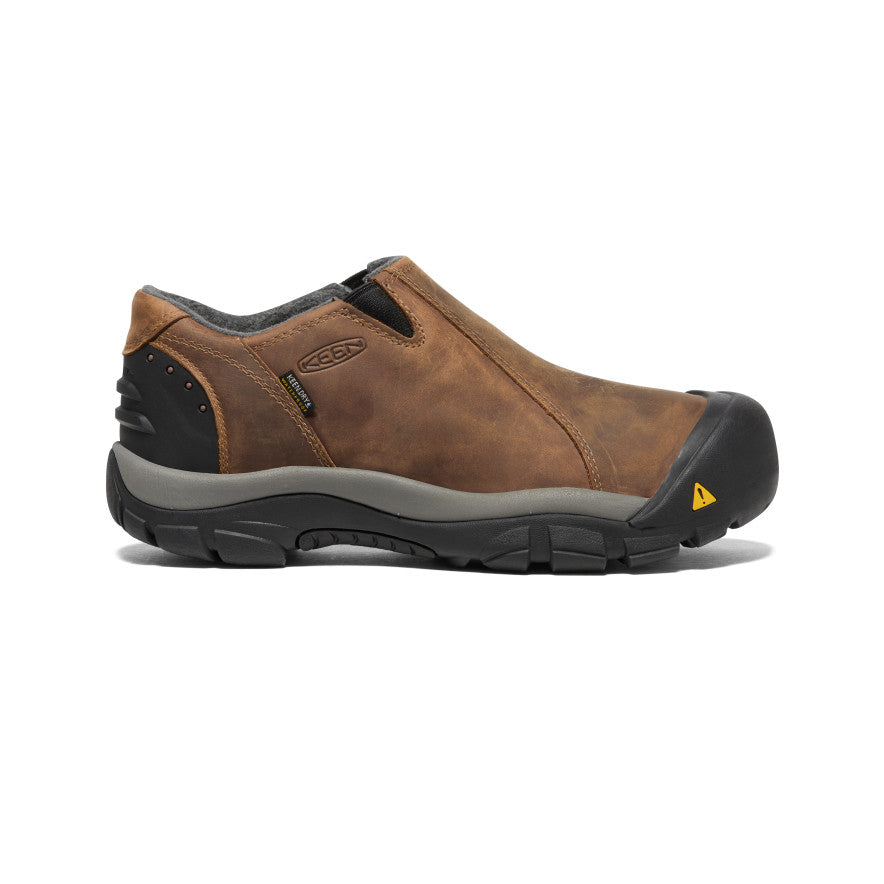 Men's Brixen Waterproof Shoe Wide | Slate Black/Madder Brown