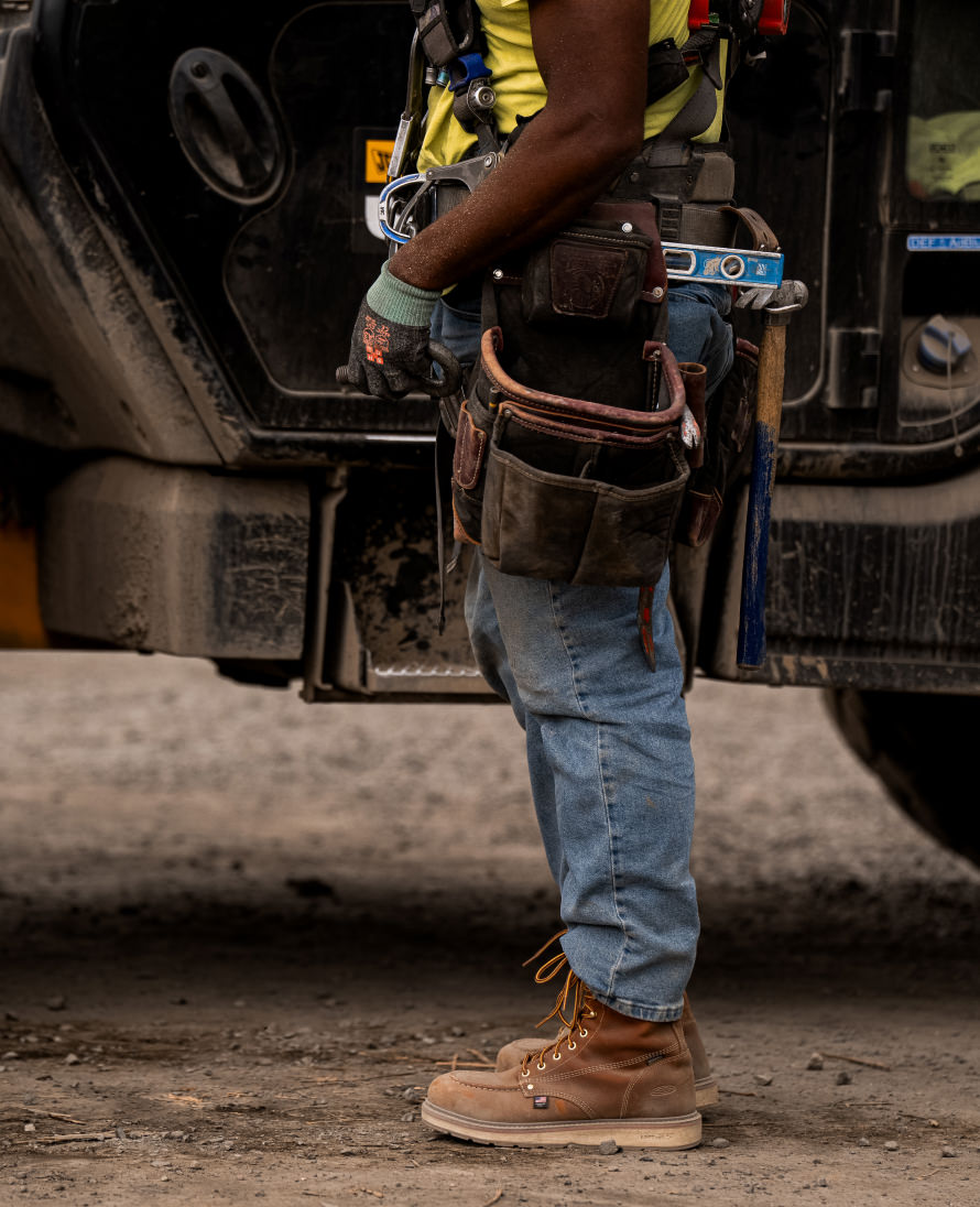 Men's Liberty 8 Waterproof Boot (Soft Toe) | Leather Brown/Gum - Image 9