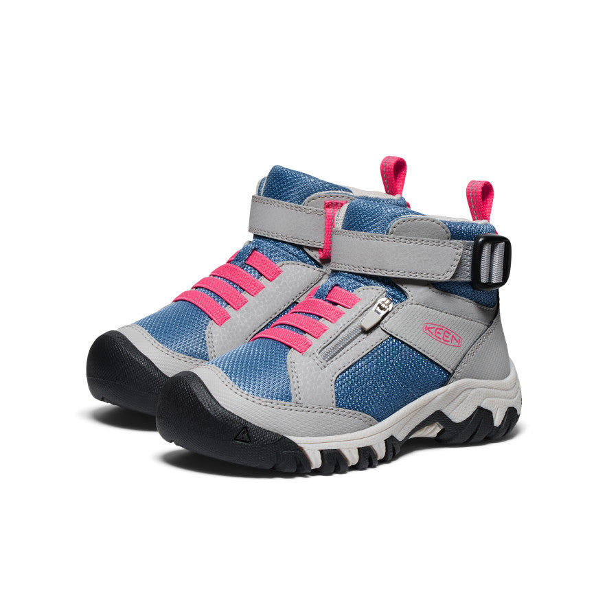 Little Kids' Targhee Boundless Hiking Boot | Alloy/Rouge Red - Image 2