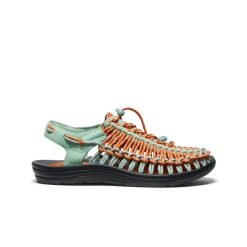 Women's UNEEK Sneaker  |  Granite Green/Gold Flame