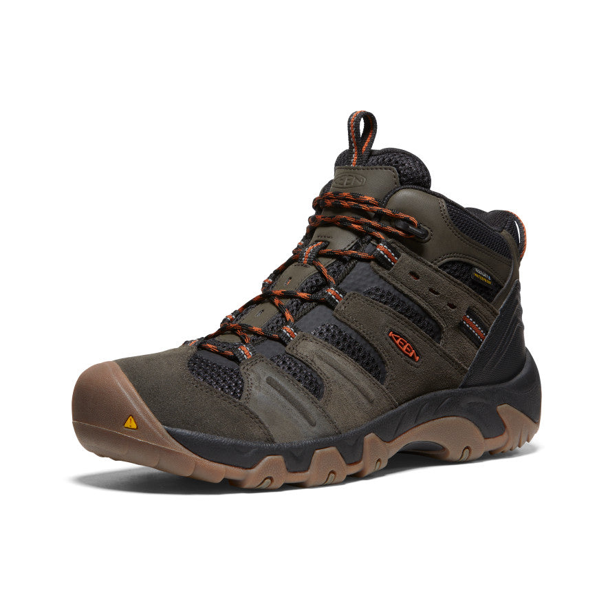 Men's Headout Waterproof Hiking Boot | Black Olive/Fossil Orange - Image 3